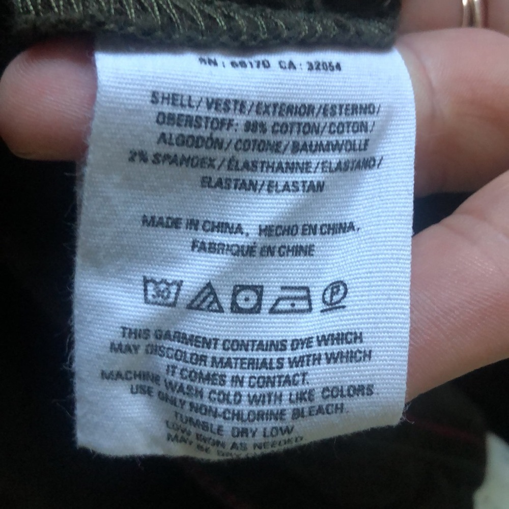 Anthropologie Corduroy Slim Utility Pants Size - Picture 13 of 14